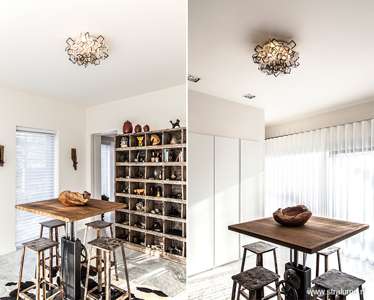 binnenkijken Bosschenhoofd italiaanse design plafondlamp italiaanse design plafondlamp